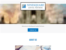 Tablet Screenshot of ninesquarecapital.com